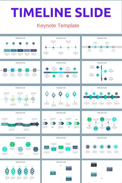 Marvelous Keynote Timeline Template Chevron Powerpoint