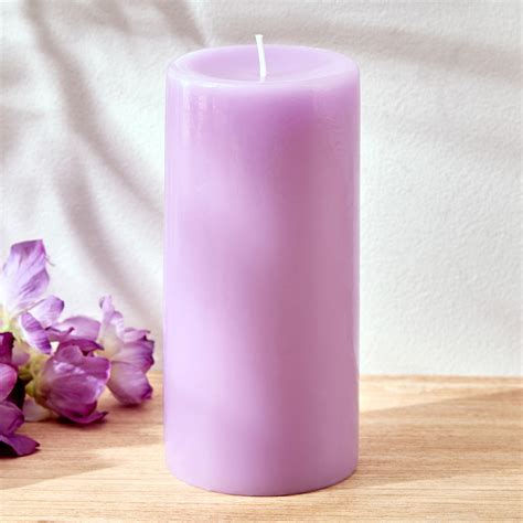 Buy Colour Refresh Lavender Scented Pillar Candle from Home Centre at ...