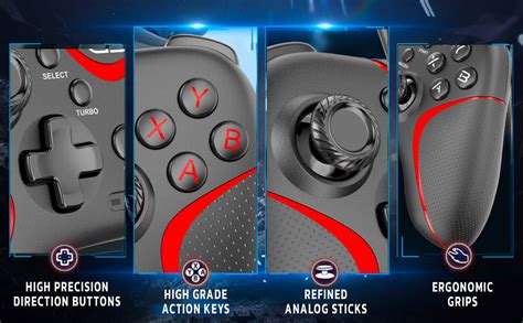 Ant Plus Leo 200 Wired Gamepad with Integrated Force Feedback, ABXY ...