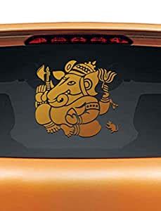 ISEE 360® Lord Ganesha Autographics Car Stickers for Car Back Window ...