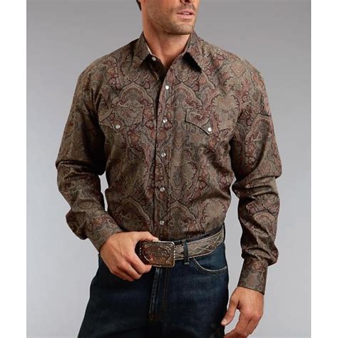 Men's Animal Horse Graphic Prints Shirt Western Shirt Long Sleeve ...