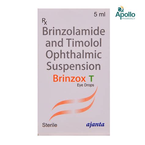 Brinzox T Eye Drops 5 ml | Uses, Side Effects, Price | Apollo Pharmacy