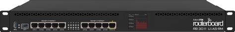 Mikrotik RB3011UIAS-RM RouterBOARD 10xGigabit Ethernet USB 3.0 LCD ...