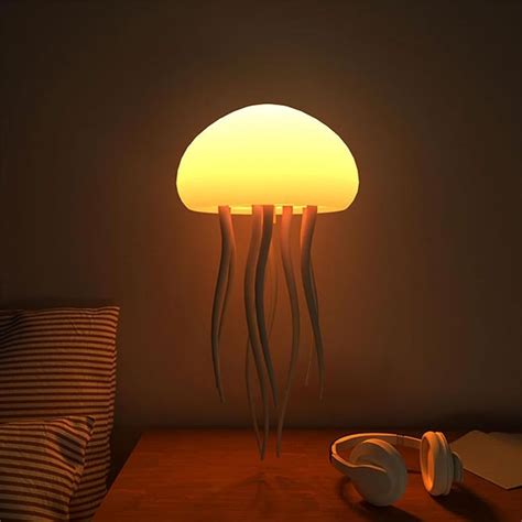 JIJIAOVE Jellyfish Lamp, Voice Control Jellyfish Lamp with Dancing Legs ...