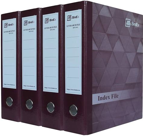 Flipkart.com | bindex Cardboard Office Lever Arch Laminated Clip Binder ...