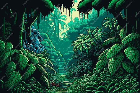 Pixel Art Game Background