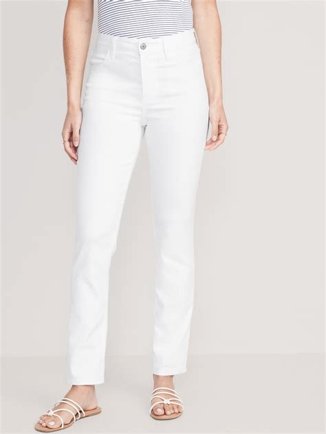 Womens Long White Jeans at Rachel Stearn blog