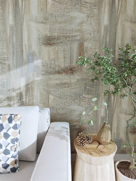 Artyuan-1 Papel de parede em rolo, descasca e cola, texturizado, argila ...