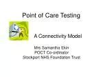 Image result for Point of Care Testing Governance Flowchart