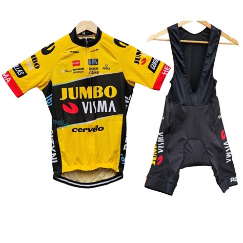 Visma Pro Cycling Jersey & Bib Shorts – Race Fit & Breathable – Aerodoc