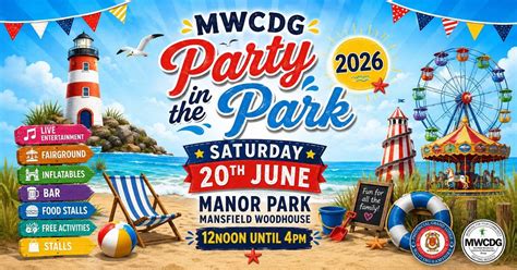 MWCDG Party in the Park, Manor Complex Park, Mansfield, 20 June 2026 ...