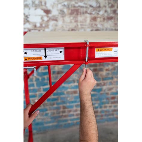 Build Frames Multi-Purpose Baker Style Scaffold Steel 6.24-ft H x 2.4 ...