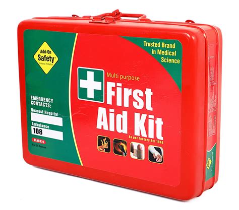 Buy Add-on Safety Industrial First Aid Kit/Medical Emergency Kit ...