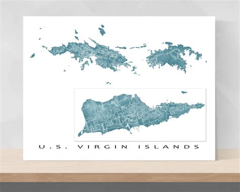 St Thomas Virgin Islands Map