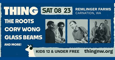 THING 2025 | Aug. 23 - The Roots, Cory Wong, Glass Beams + More ...
