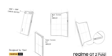 Realme GT 2 Fold Design Sketches Leaked: What We Know So Far | Cashify News