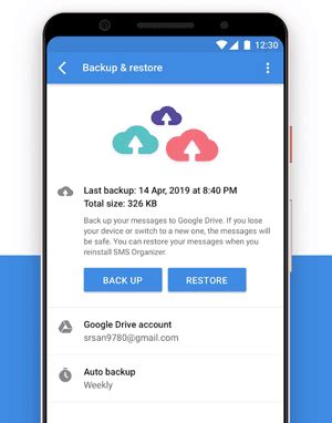 Image result for Backup Text Messages Android