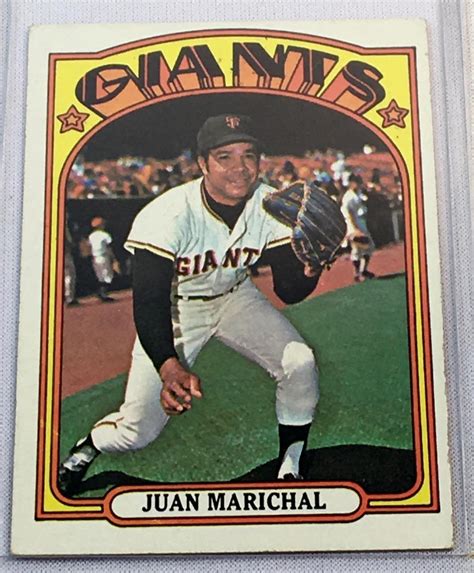 Lot - 1972 Topps Set Break #567 Juan Marichal Baseball Card