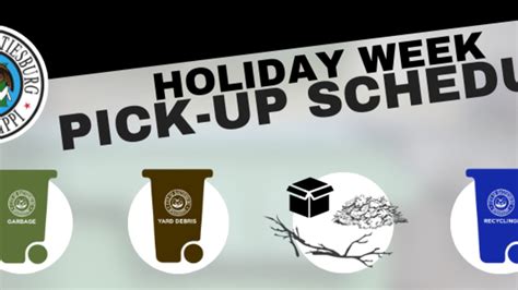 Hub City provides abbreviated pick-up schedule due to Memorial Day