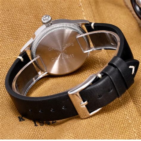 Baltany Retro Auto Military Style WW1 Trench Watch S2051 - Black Dial ...