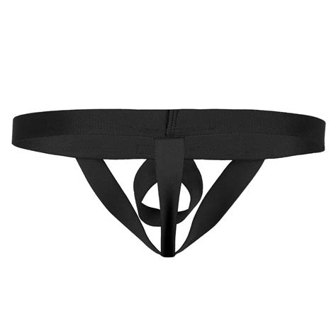 Buy Men's Open Back G-String Thong T-Back Suspensory Jockstrap Bikini ...