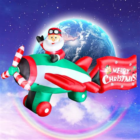 Omdekor 10.5 FT Christmas Inflatables Santa Claus on India | Ubuy