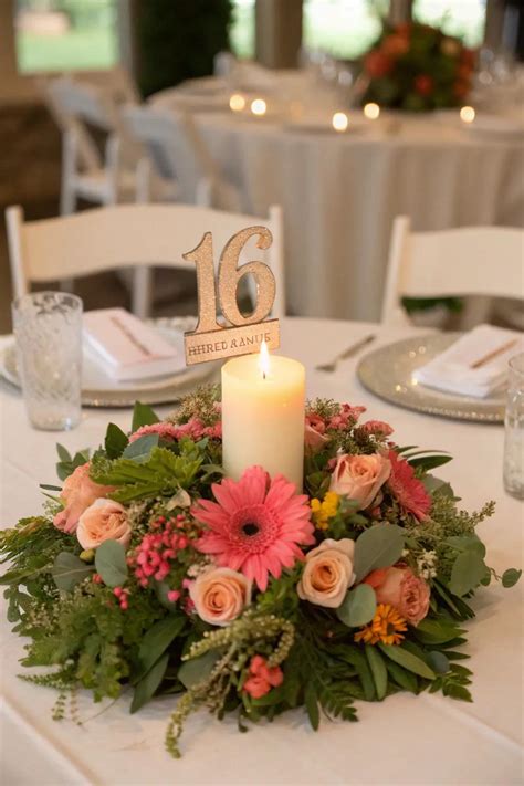 25+ Charming DIY Sweet 16 Table Centerpiece Ideas