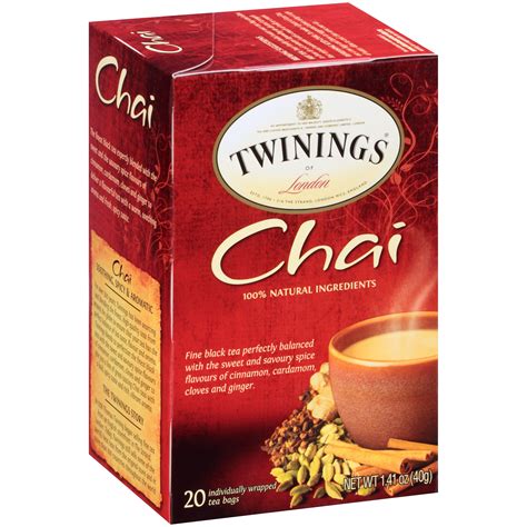 Twinings of London Chai Tea - 20 CT - Walmart.com