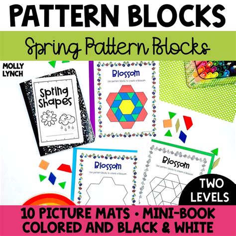 Image result for Spring Pattern Block Templates