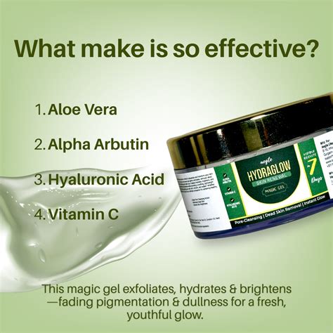 Aegte Hydra Glow Skin Renewal Magic Gel | Deep Pore Cleansing & Exfoli