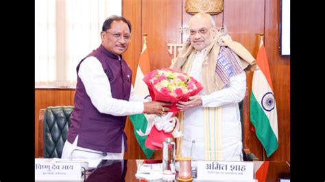 Shah, Chhattisgarh CM meet over implementation of new criminal laws