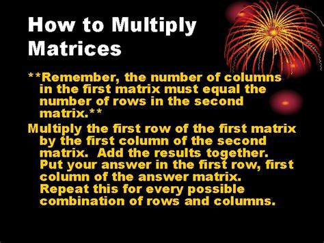 Multiplying Matrix 的图像结果