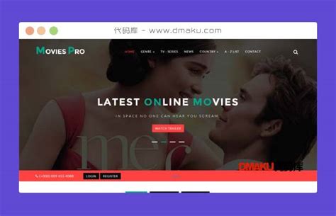 电影网站模板源码素材免费下载_红动中国