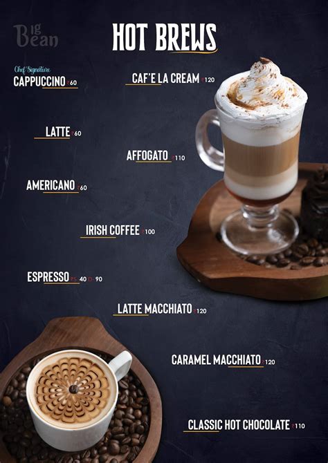 Menu at Big Bean Restro Cafe, Malappuram