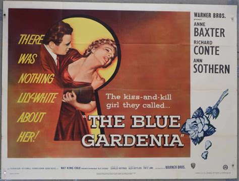Blue Gardenia Original Movie Poster UK quad 40"x30" - Simon.Dwyer - a ...