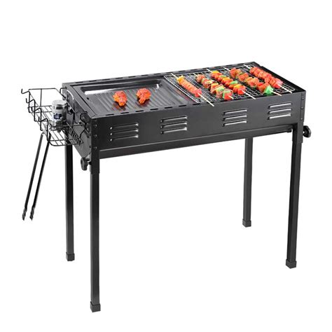 Buy LYJNBB 28" Stainless Steel Charcoal Grill, Portable BBQ Party Grill ...