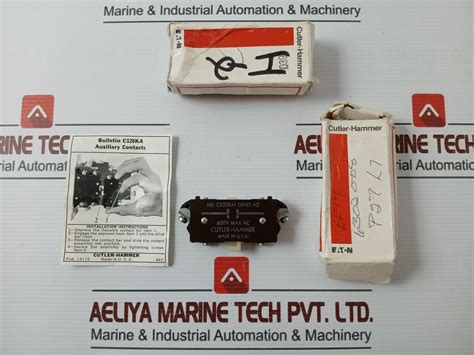 Cutler-hammer C320Ka1 Auxiliary Contact Ser A2 – Aeliya Marine