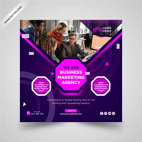 Creative Idea Digital Marketing Agency Social Media Post Template and ...