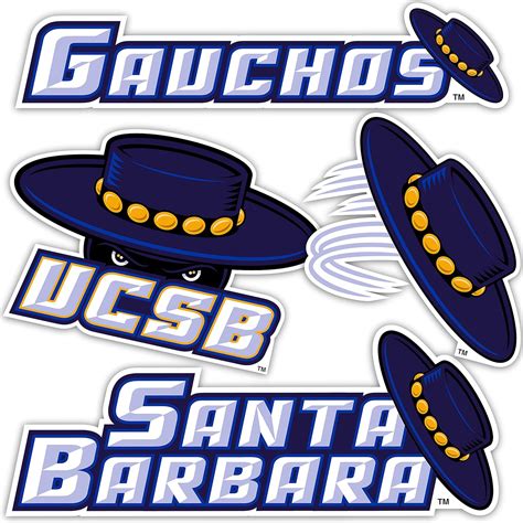University of California Santa Barbara Full Sheet Sticker Vinyl Decal ...