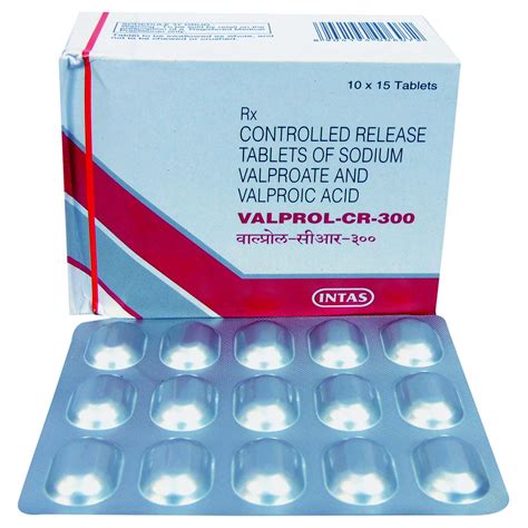 Valprol-CR-300 Tablet 15's Price, Uses, Side Effects, Composition ...