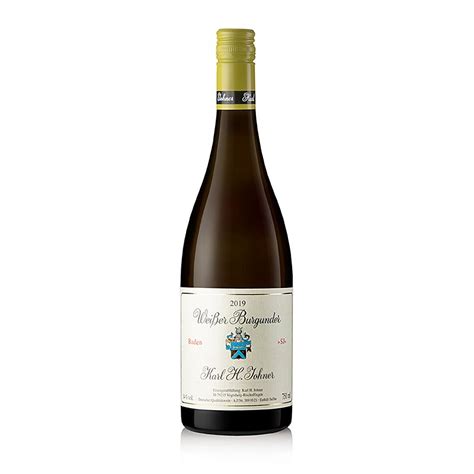 2019 selection Pinot Blanc barrique, dry, 14% vol., Johner, 750ml ...