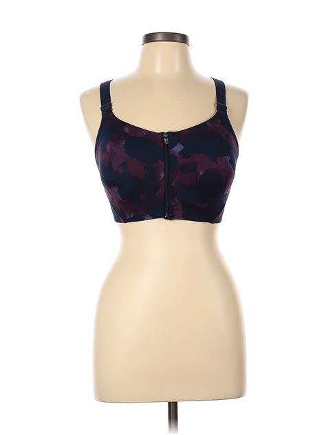 all in motion Burgundy Blue Sports Bra Size 38C (Plus) - 45% off | ThredUp