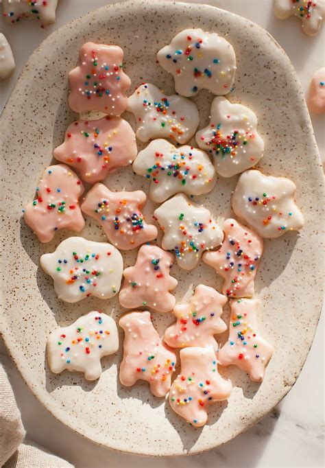 Animal Crackers Pink Frosting 8 Lb. Frosted Animal Crackers - cubandancing