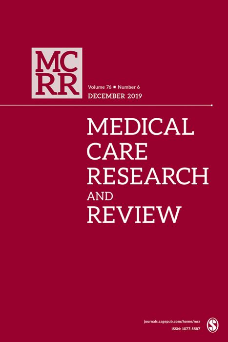 Medical Care Research and Review Journal & Magazine Subscription
