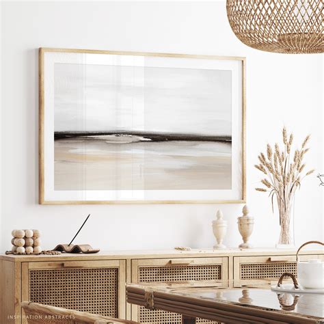 Neutral Landscape Painting, 30x40 Wall Art, Calm Abstract Landscape ...