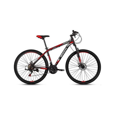 Buy Mountain Bike SEAICH AMR Red Black Online at Lowest Price in India ...