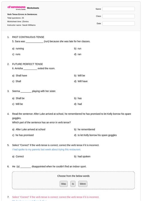 50+ Sentence Correction worksheets for Class 6 on Wayground | Free ...