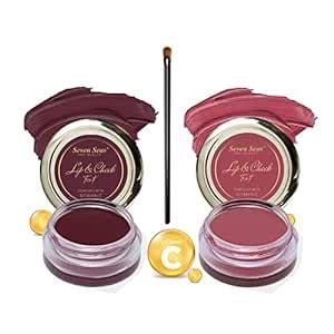 Buy Seven Seas Lips & Cheek Tint 2 Colors Combo Set | Matte Natural ...