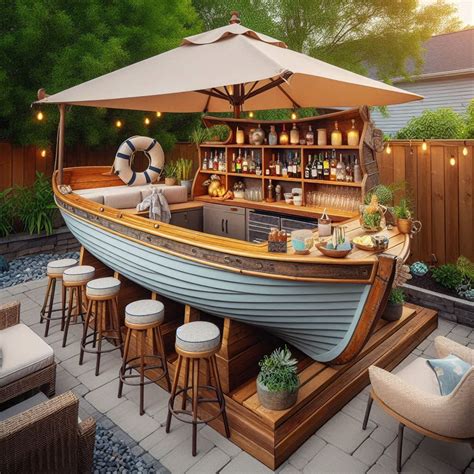 10 Inspiring Outdoor Bar Ideas - Grill Cuisines | Backyard patio ...