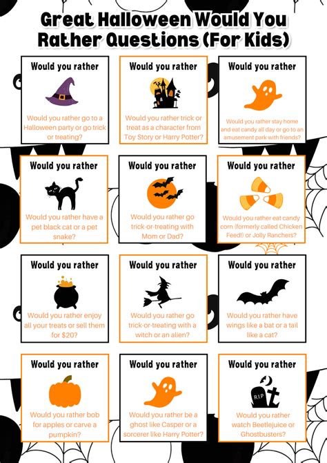 60 Awesomely Spooky Halloween Would You Rather Questions